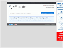 Tablet Screenshot of affulu.de